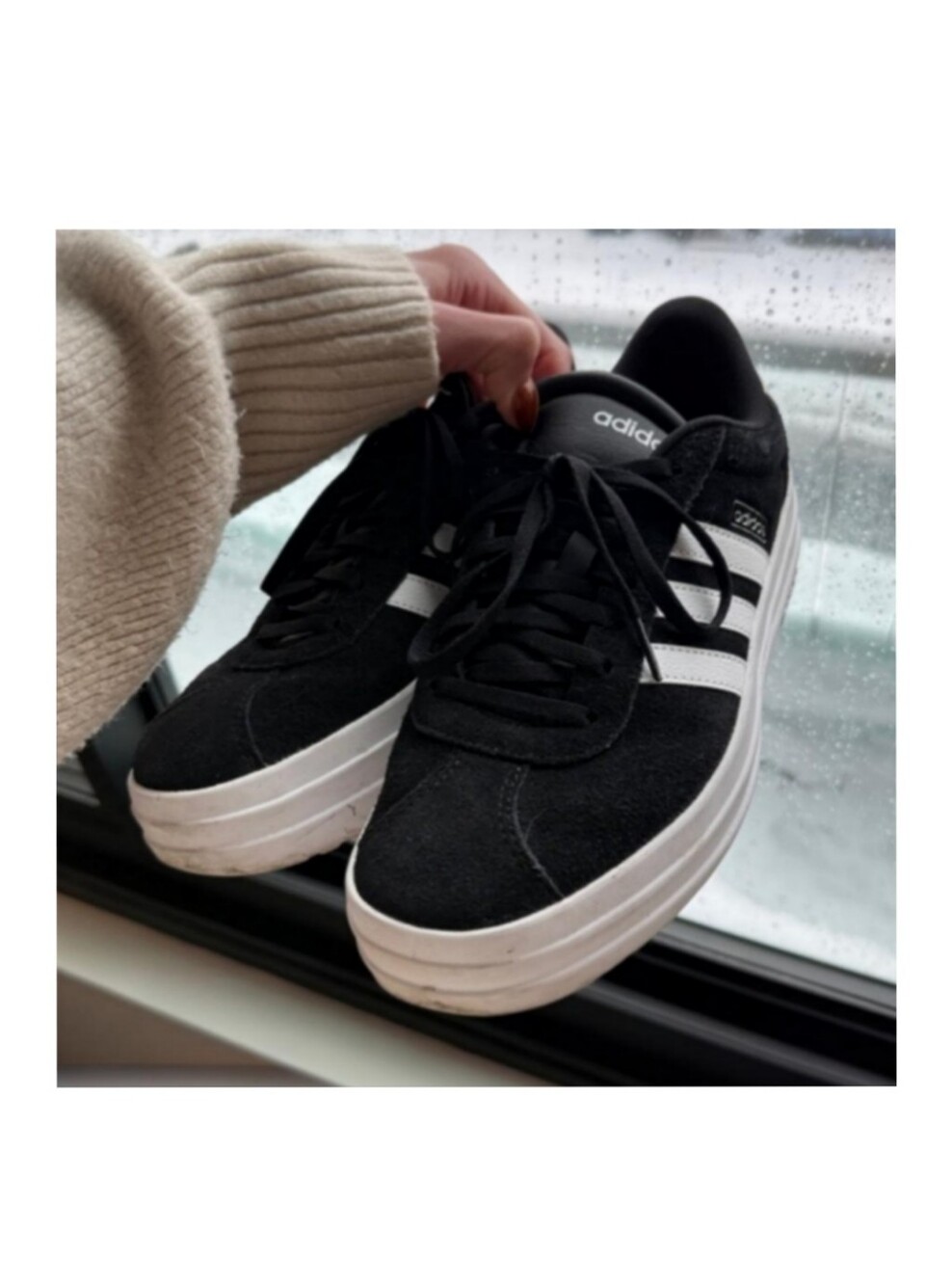 Adidas VL Court Platform Sneaker NWOT! - Picture 2 of 3